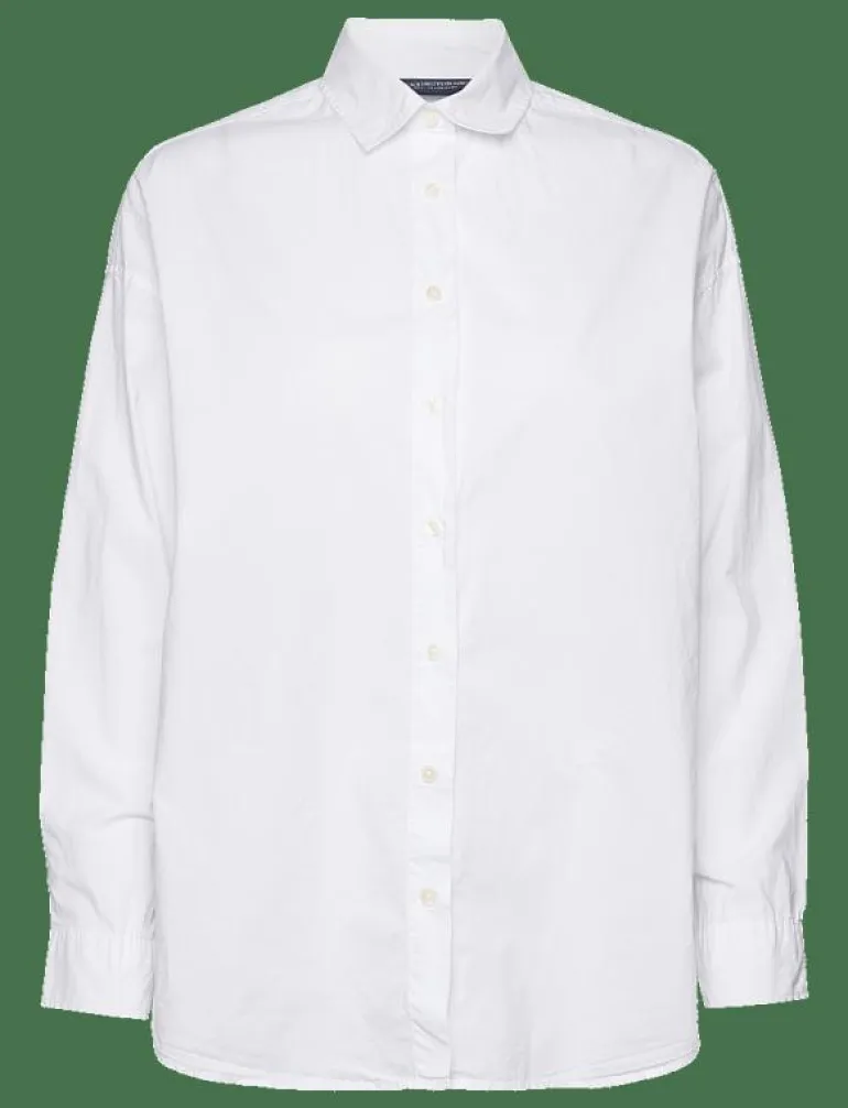 Pernilla Organic Cotton Poplin Shirt - Långärmade