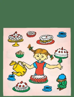 Pippi servett 33x33cm Födelsedag - Servetter & tillbehör