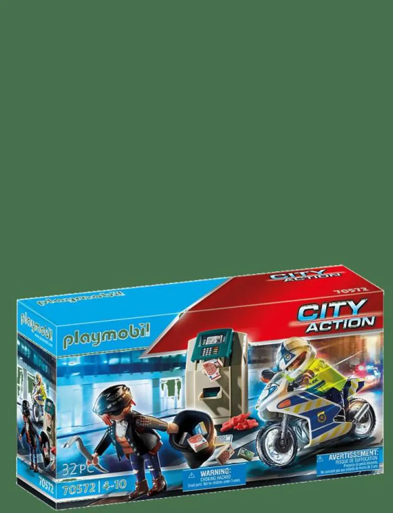 PLAYMOBIL City Action Bank Robber Chase - 70572 - Playmobil City Action