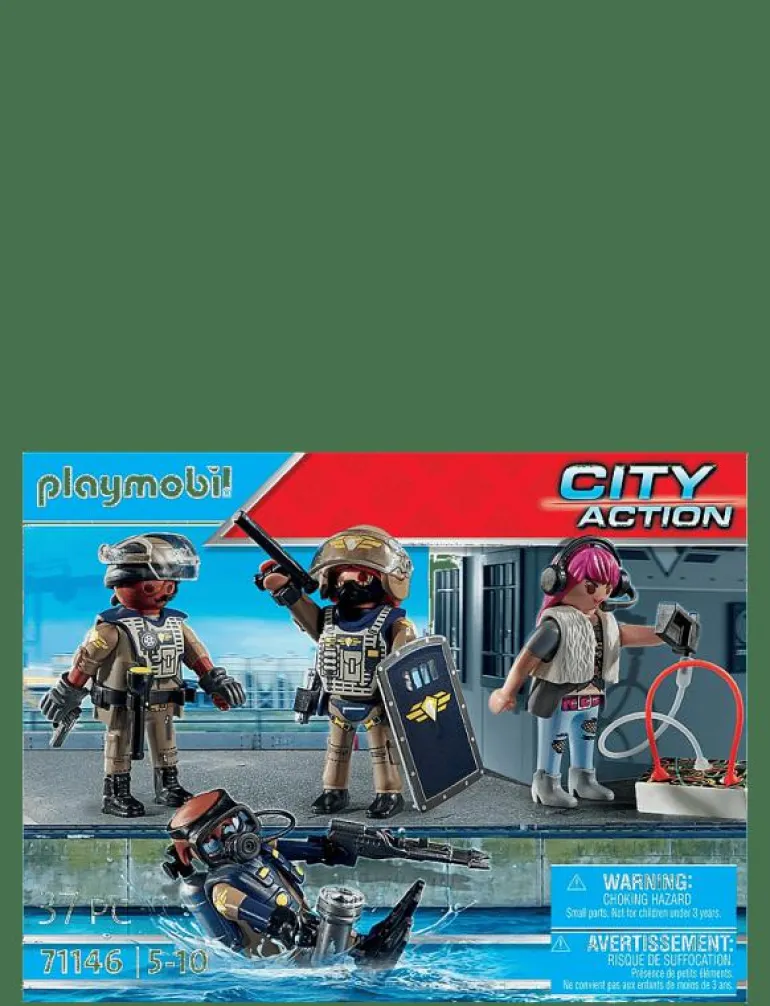 PLAYMOBIL City Action Figurer från insatsstyrkan - 71146 - Playmobil City Action