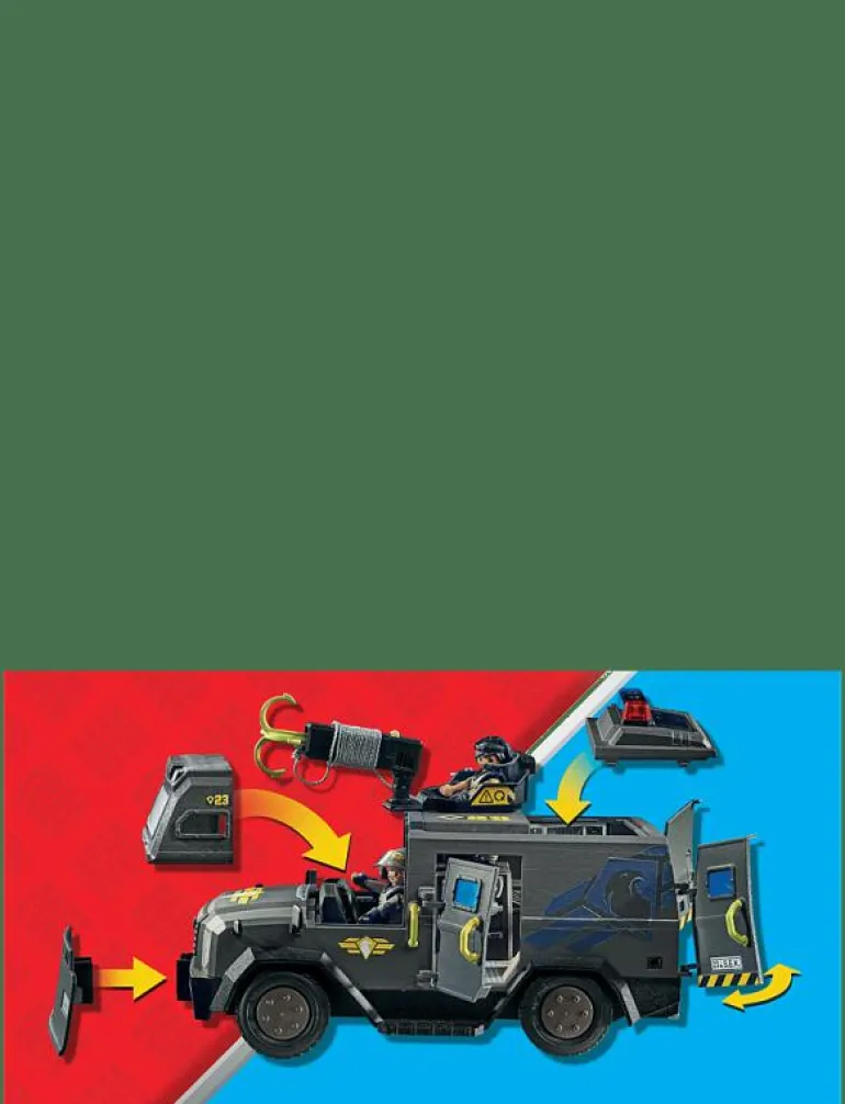PLAYMOBIL City Action Insatsstyrkans terrängfordon - 71144 - Playmobil City Action