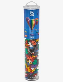 Plus-Plus Basic mix / 240 pcs / Tube - Byggsats