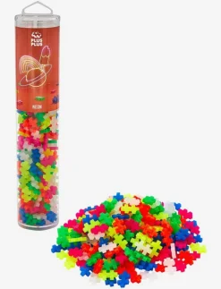 Plus-Plus Neon mix / 240 pcs / Tube - Byggsats