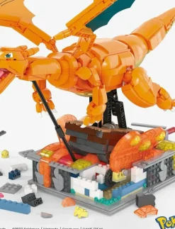 Pokémon Charizard Building Kit with Motion (1664 Pieces) for Collectors - Byggsats