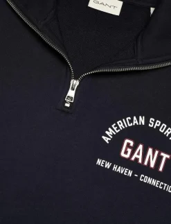 PRINTED GRAPHIC HALF ZIP - Sweatshirts