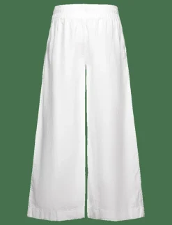 PULL ON COTTON LINEN PANTS - Byxa