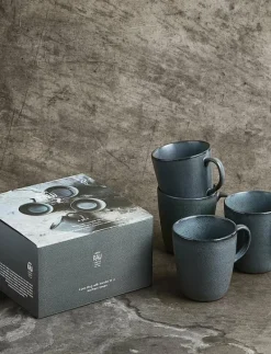 RAW Northern Green - krus m hank 4 stk 35cl gaveæske - Kaffekoppar