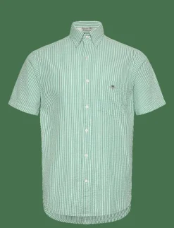 REG SEERSUCKER STRIPE SS SHIRT - Kortärmade