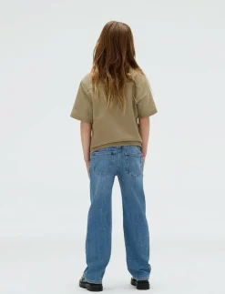 REG STRAIGHT WASH BLUE CF - Regular jeans
