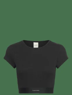 RIB CROP TEE - Crop tops