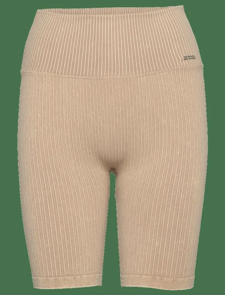 Ribbed Seamless Biker Shorts - Träningstights