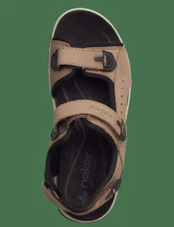 Rieker mens sandals 26951-25 brown - Sommarskor