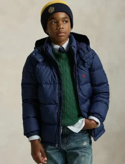 Ripstop Down Hooded Jacket - Dunjackor & fodrade jackor