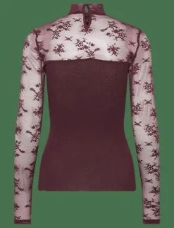 RMWBalta Modal LS T-neck Full Lace - Långärmade toppar