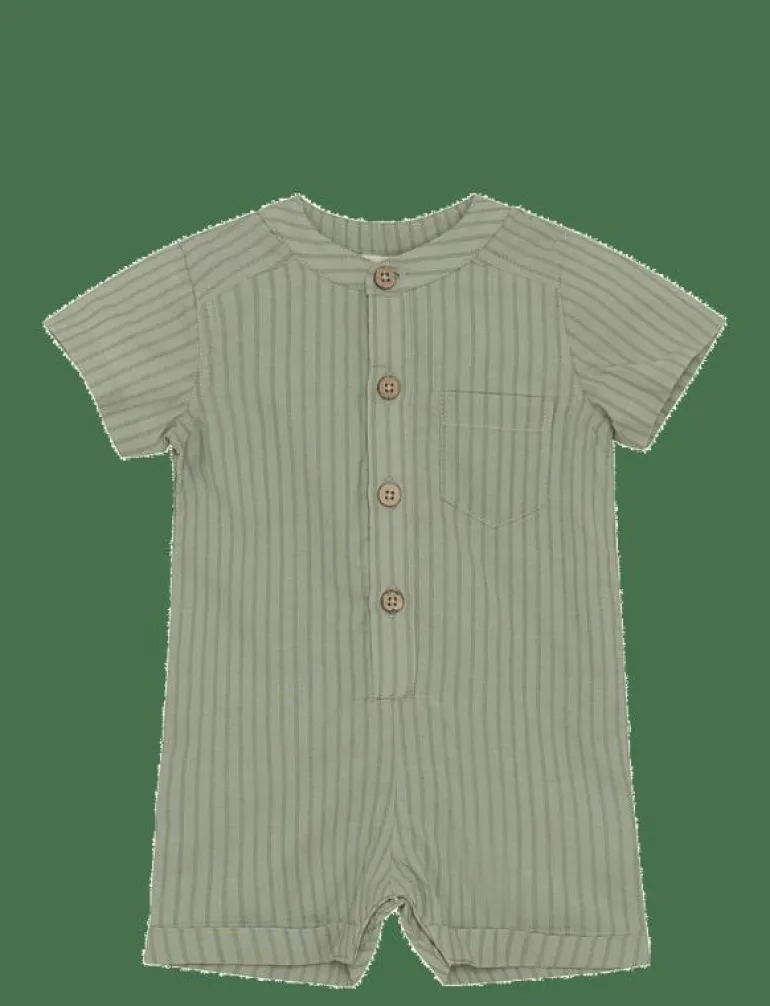 Romper SS Woven - Kortärmad bodysuit