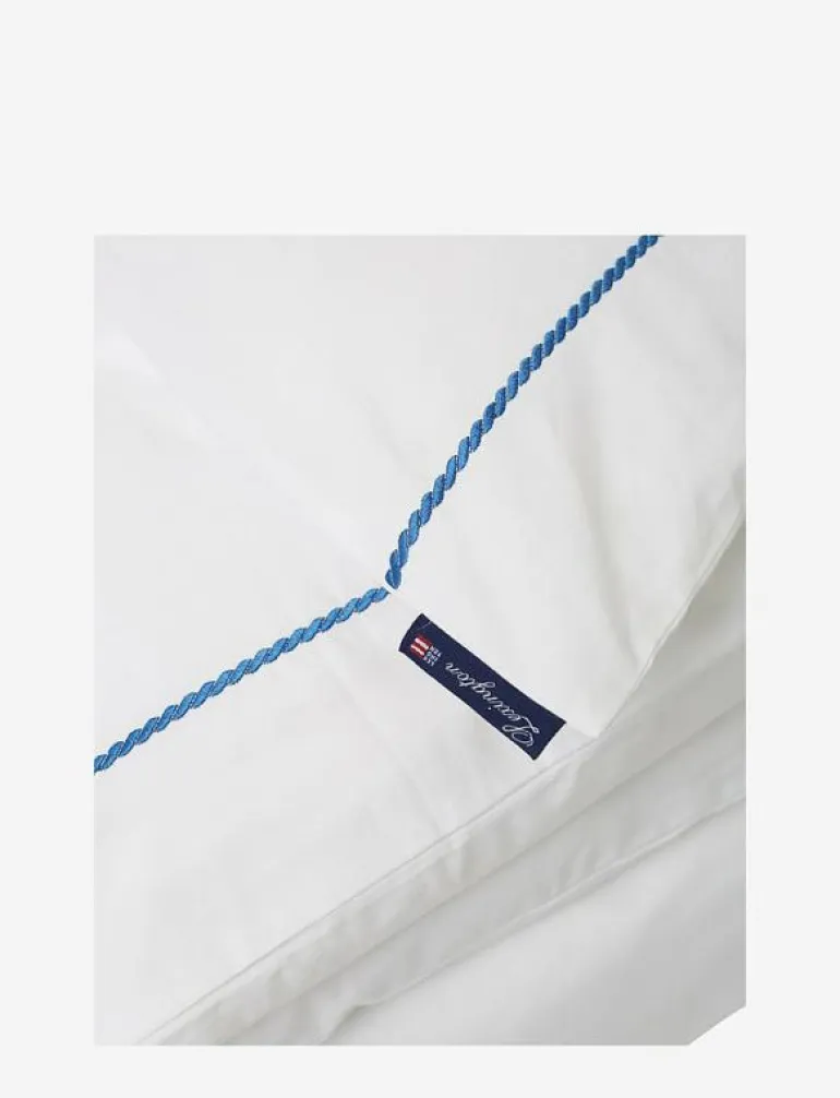 Rope Deco Embroidered Cotton Poplin Bed Set - Påslakanset