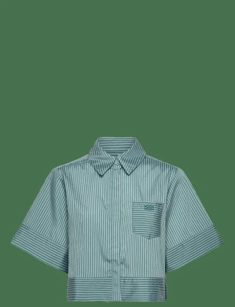Selene Cropped shirt - Kortärmade skjortor
