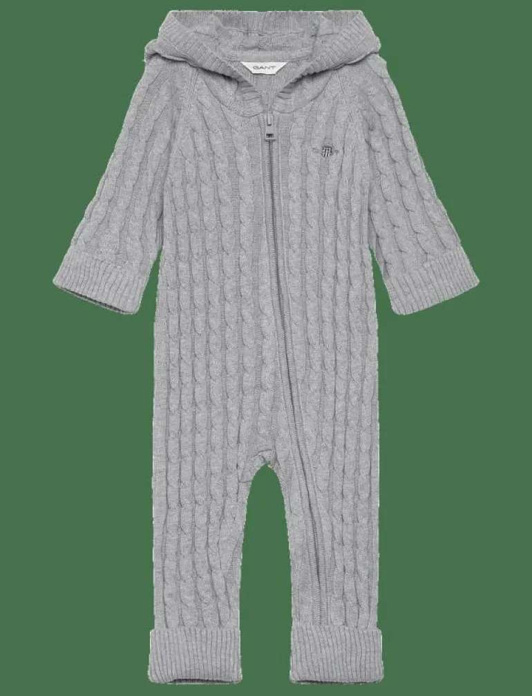 SHIELD COTTON CABLE ONE PIECE - Långärmad bodysuit