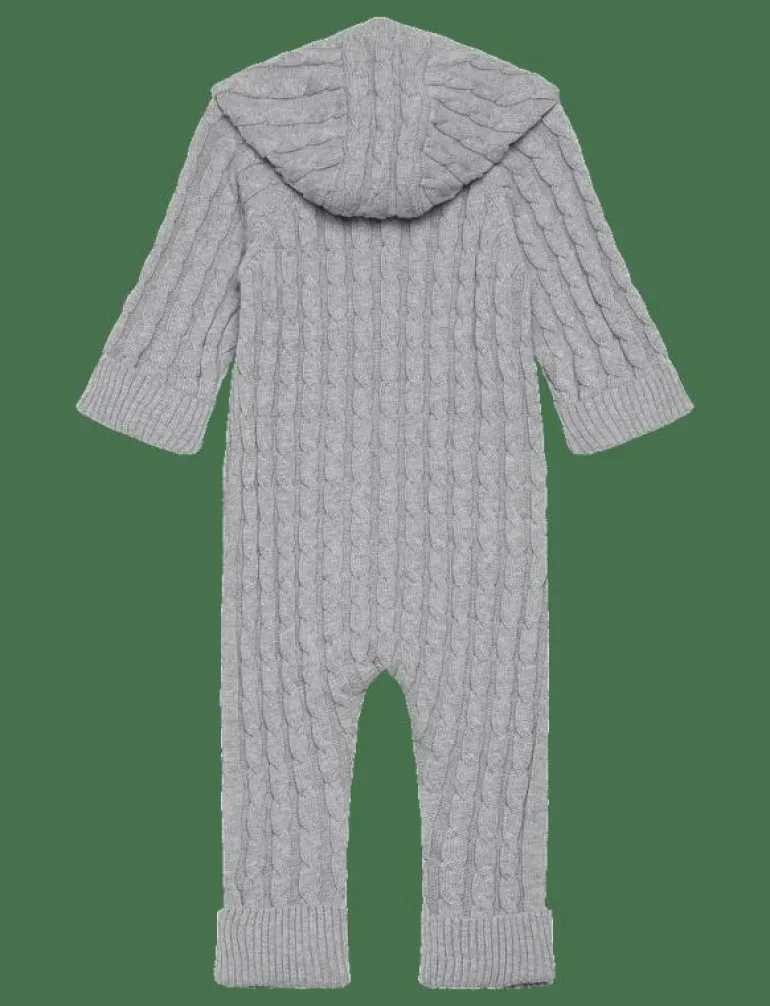 SHIELD COTTON CABLE ONE PIECE - Långärmad bodysuit