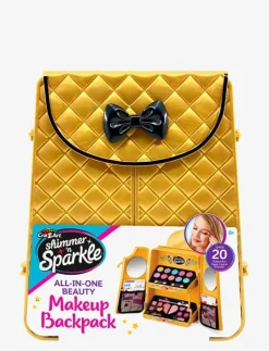 SHIMMER N SPARKLE COSMETIC BACKPACK GOLD - Smink