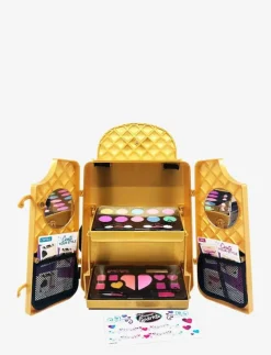 SHIMMER N SPARKLE COSMETIC BACKPACK GOLD - Smink