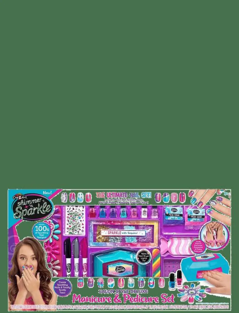 SHIMMER N SPARKLE DELUXE MANICURE AND PEDICURE - Smycken & accessoarer