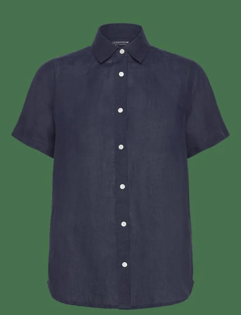 Short Sleeve Linen Shirt - Linneskjortor