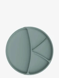 Silicone Suction Plate Harmony Green - Serveringsset