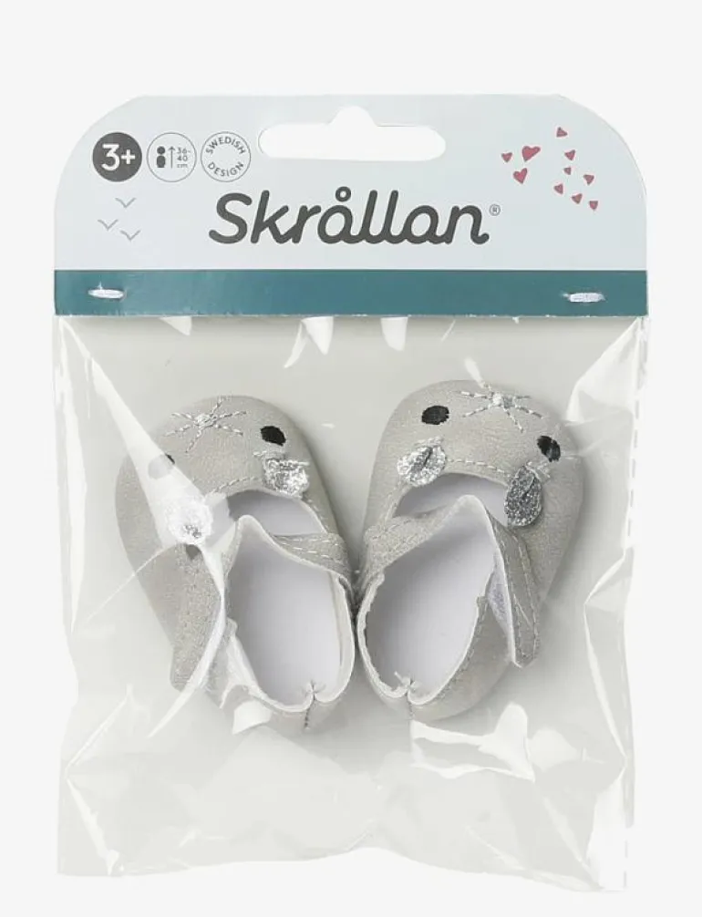 SKRÅLLAN SKOR MÖSS 36-40 CM - Dockkläder