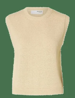 SLFALMA SL KNIT VEST - Stickade västar