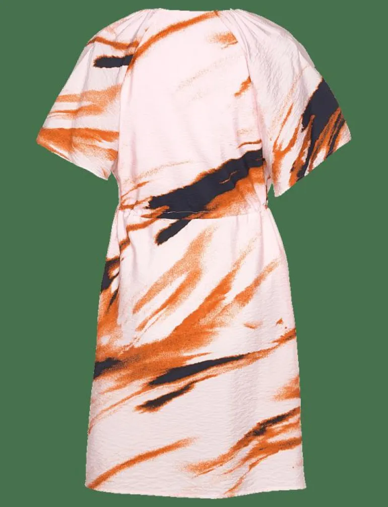 SLFATTIA SS AOP V-NECK SHORT DRESS B - Korta klänningar