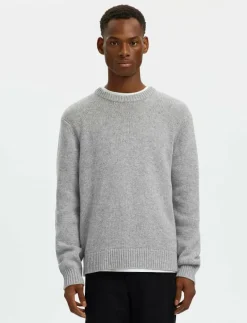 SLHCODY LS KNIT RELAXED CREW NECK NOOS - Rundhalsad
