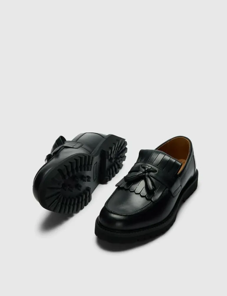 SLHHUGO LEATHER KILTIE TASSEL LOAFER - Loafers
