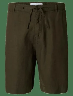 SLHLOOSE-MAGNUS SUN STRING SHORTS - Linneshorts