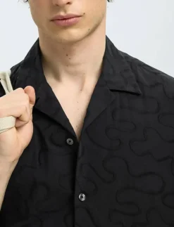 SLHRLXELI EMB SS SHIRT - Kortärmade