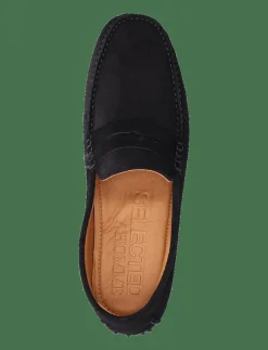 SLHSERGIO SUEDE PENNY DRIVING SHOE - Loafers