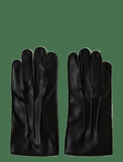 SLHZAIN LEATHER GLOVES - Fingervantar