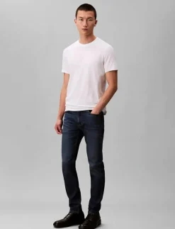 SLIM TAPER OIL SLICK JEAN - Slim jeans