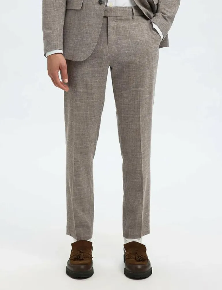 SLMSLIM-OASIS LINEN TRS NOOS - Linnebyxor
