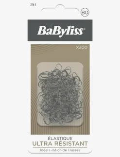 Small rubber elastics All Black 300 pcs - Hårsnoddar