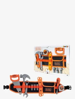 Smoby Black+Decker Verktygsbälte i tyg - Leksaksverktyg