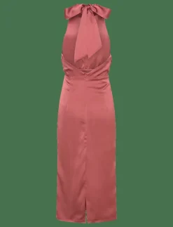 Solange open back halterneck midi dress - Midiklänningar