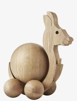 Spinning Kangaroo - Small - Träfigurer