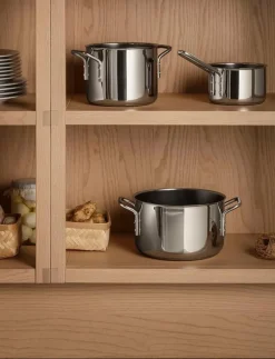 Stainless Steel Gryteset 3 st. keramisk Slip-Let® - Grytor