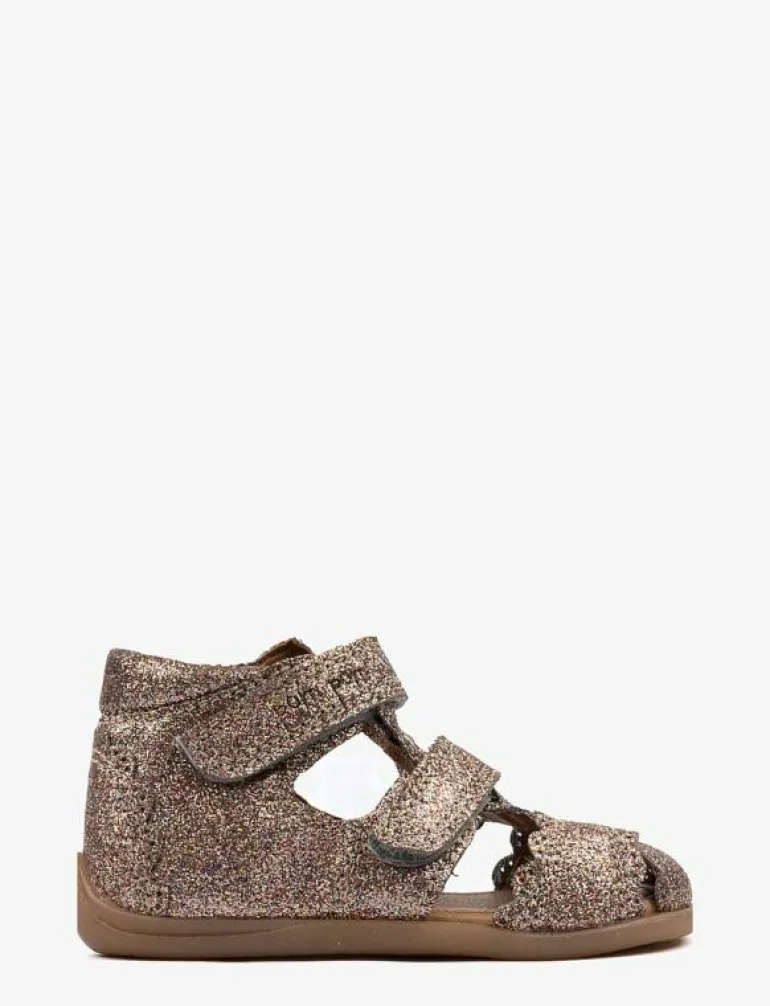 Starters Two Velcro Scalloped Sand - Sandaler