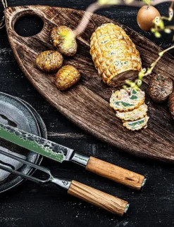 Stekgaffel Forged Olive SdV - Köksknivar & Knivtillbehör