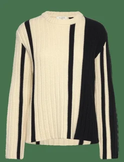 Stilla blocking knit top - Stickat