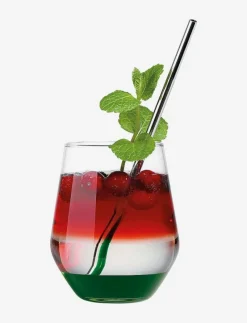 Straws STEEL 6 pcs. w/cleaning brush - Serveringstillbehör