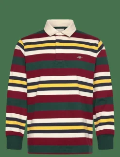 STRIPED HEAVY RUGGER - Långärmade pikéer
