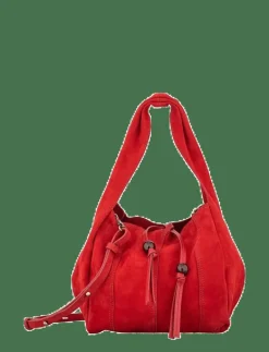 Suede Panel Harper Bag - Bucketväskor